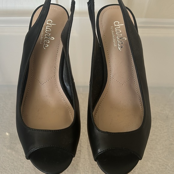 Charles, by Charles David black wedge - Picture 2 of 3